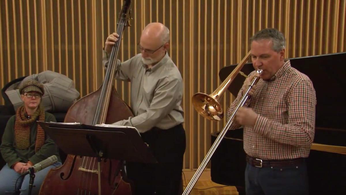 The Palouse Jazz Project performing for part of their colloquia.