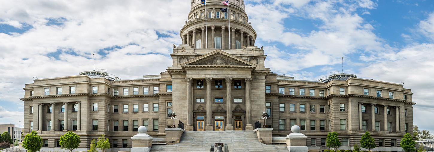 The Idaho Capitol building.